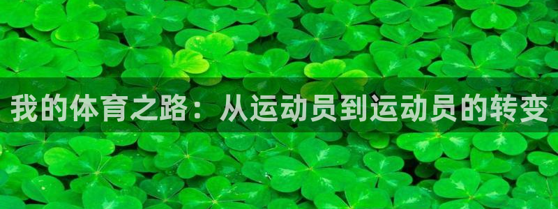 欧亿体育官方正版app娱乐下载：我的体育之路：从运动